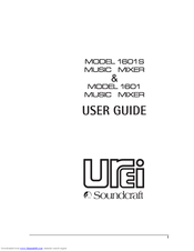 SoundCraft UREI 1601S User Manual