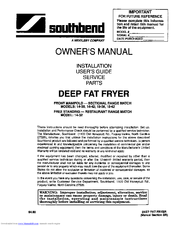 Southbend 18-42 Owner's Manual