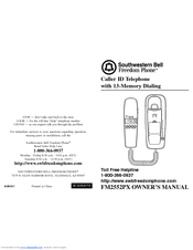 Southwestern Bell FM2552PX Owner's Manual