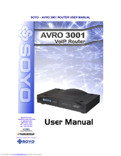 SOYO AVRO3001 User Manual