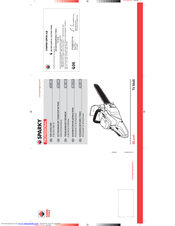 Sparky Group TV 5545 Instruction Manual