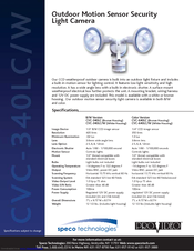 Speco CVC-340LC Specifications