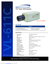 Speco VL-611C Specification Sheet
