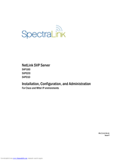 SpectraLink NetLink SVP010 Installation, Configuration And Administration