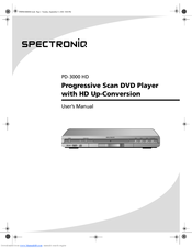 SpectronIQ PD-3000 HD User Manual