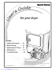 Speed Queen HVR-M15N/M15P User Manual