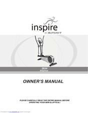 Spirit Inspire ZE20 Owner's Manual