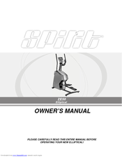 Spirit ZE50 Owner's Manual