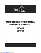 Spirit inspire IN400T Owner's Manual