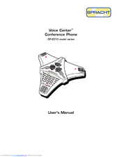 Spracht Voice Center cp-2010 User Manual
