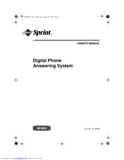 Sprint SP-809 Owner's Manual