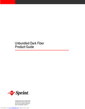 Sprint Unbundled Dark Fiber Product Manual
