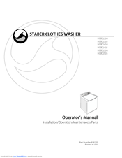 Staber Industries HXW2405 Operator's Manual