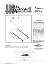 Stamina Inmotions II Owner's Manual