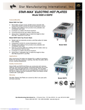 Star STAR-MAX 502FD Specification Sheet