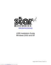 Star Micronics USB Owner's Manual