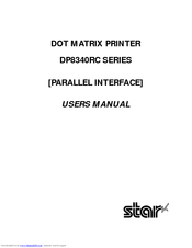 Star Micronics DP8340RC-100A User Manual