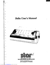Star Micronics Delta User Manual