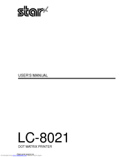 Star Micronics LC-8021 User Manual
