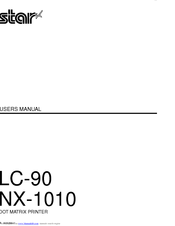 Star Micronics NX-1010 User Manual