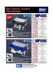 Star Micronics MP400 Series Specification Sheet