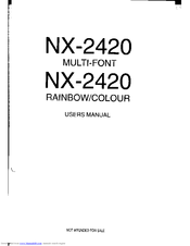 Star Micronics NX-2420 Colour User Manual