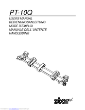 Star Micronics PT-10Q User Manual