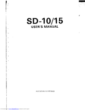 Star Micronics SB-15 User Manual