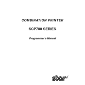 Star Micronics Star SCP700 Series Programmer's Manual