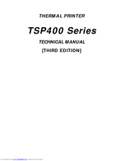 Star Micronics TSP400 Series Technical Manual