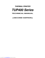 Star Micronics TUP400 Series Technical Manual