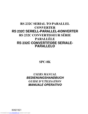 Star Micronics RS 232C Serial to Parallel Converter SPC-8K User Manual