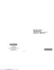 Star Trac Instinct Shoulder Press Owner's Manual