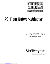 StarTech.com PCI100MMSC Instruction Manual