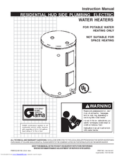 State Model EDT802ORT 200 Comm Electric Water Heater