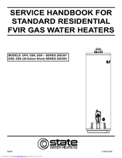 State Water Heaters GSX User Manual