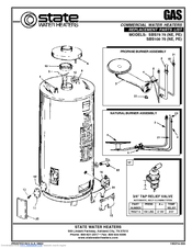 State Water Heaters PE) Replacement Parts List