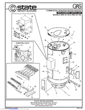 State Water Heaters SBD 30 199 Replacement Parts List