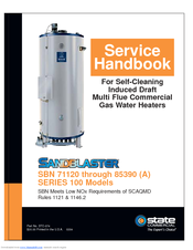 State Water Heaters SBN 100-250NEA Service Handbook