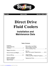 Sterling 25001301 Installation And Maintenance Manual