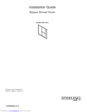 Sterling Plumbing Bypass Shower Doors 6075 Installation Manual