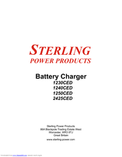 Sterling Power Products 1230CED User Manual