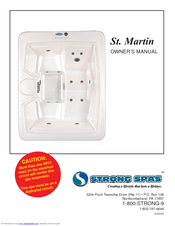 Strong Pools and Spas St. Martin Owner's Manual