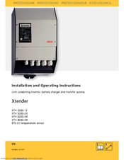 Aeca Xtender XTH 8000-48 Installation And Operating Instructions Manual