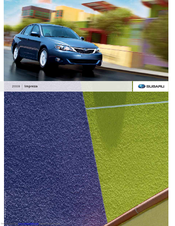 Subaru 2009 Impreza 2.5i Brochure & Specs