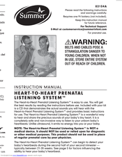 Summer 02134A Instruction Manual