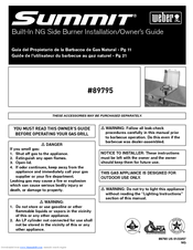 Summit 89795 Installation  & Owners Manual
