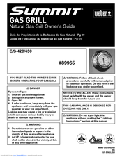 Summit E/S-420/450 Owner's Manual