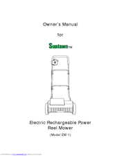 Sun Lawn EM-1 Owner's Manual