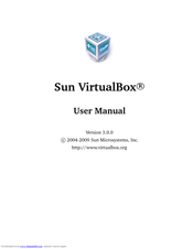 Sun Microsystems VIRTUALBOX 3.0.0 User Manual